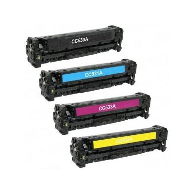 Negro toner universal HP CC530A/CE410X/CF380A/X-4.4K