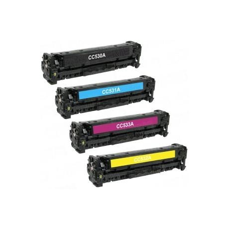 Negro toner universal HP CC530A/CE410X/CF380A/X-4.4K