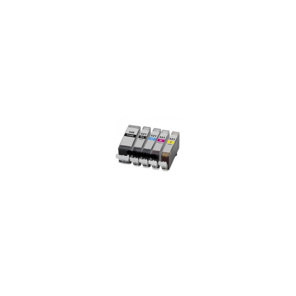 Negro 10ml con chip para Canon Ip3600/IP4600/MP540/MP620/630