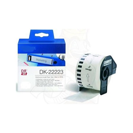 Blanco 50mmX30.48m para Brother P-Touch QL1000 1050 1060