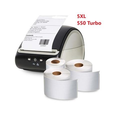 NFC White 25X25mm 850psc Com DYMO Labelwriter 550,5XLS1933083