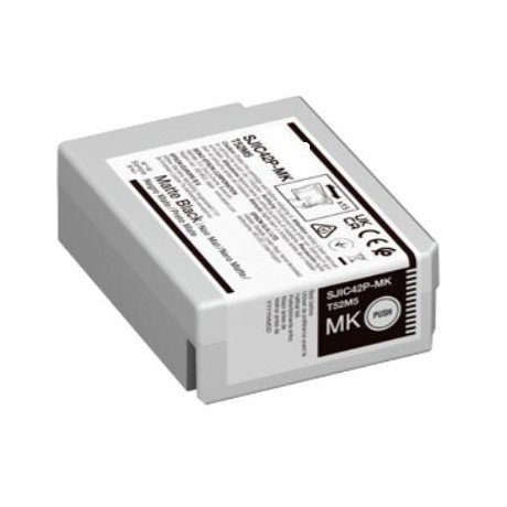 Matte-Black Pigme com ColorWorks C4000e(MBK)-50MLC13T52M540