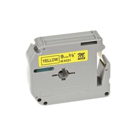 Laminato Black-Yellow 9mmX8m Brother labelMK-621BZ