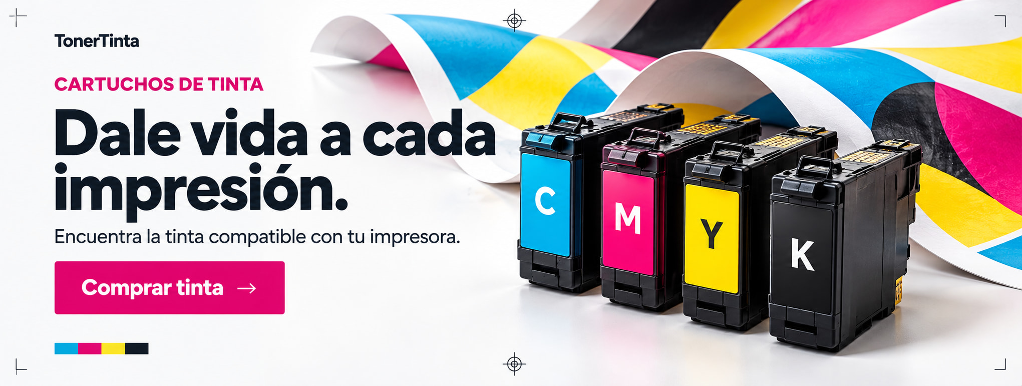 Dale vida a cada impresión. Encuentra la tinta compatible con tu impresora. Comprar tinta.